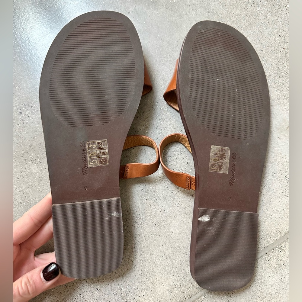 Madewell leather sandals size 9 - Picture 3 of 3